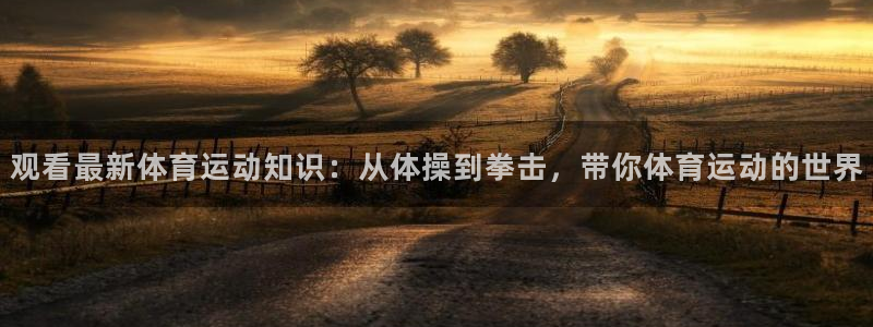 观看最新体育运动知识：从体操到拳击，带你体育运动的世界